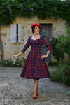 Margot Tartan Dress by Hearts & Roses London