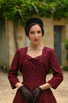 Embossed Floral Thea Dress and Bolero by Hearts & Roses London