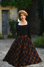 Parker Plaid Skirt by Hearts & Roses London