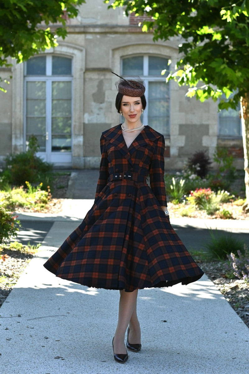 Giselle Tartan Dress by Hearts & Roses London