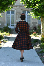 Giselle Tartan Dress by Hearts & Roses London