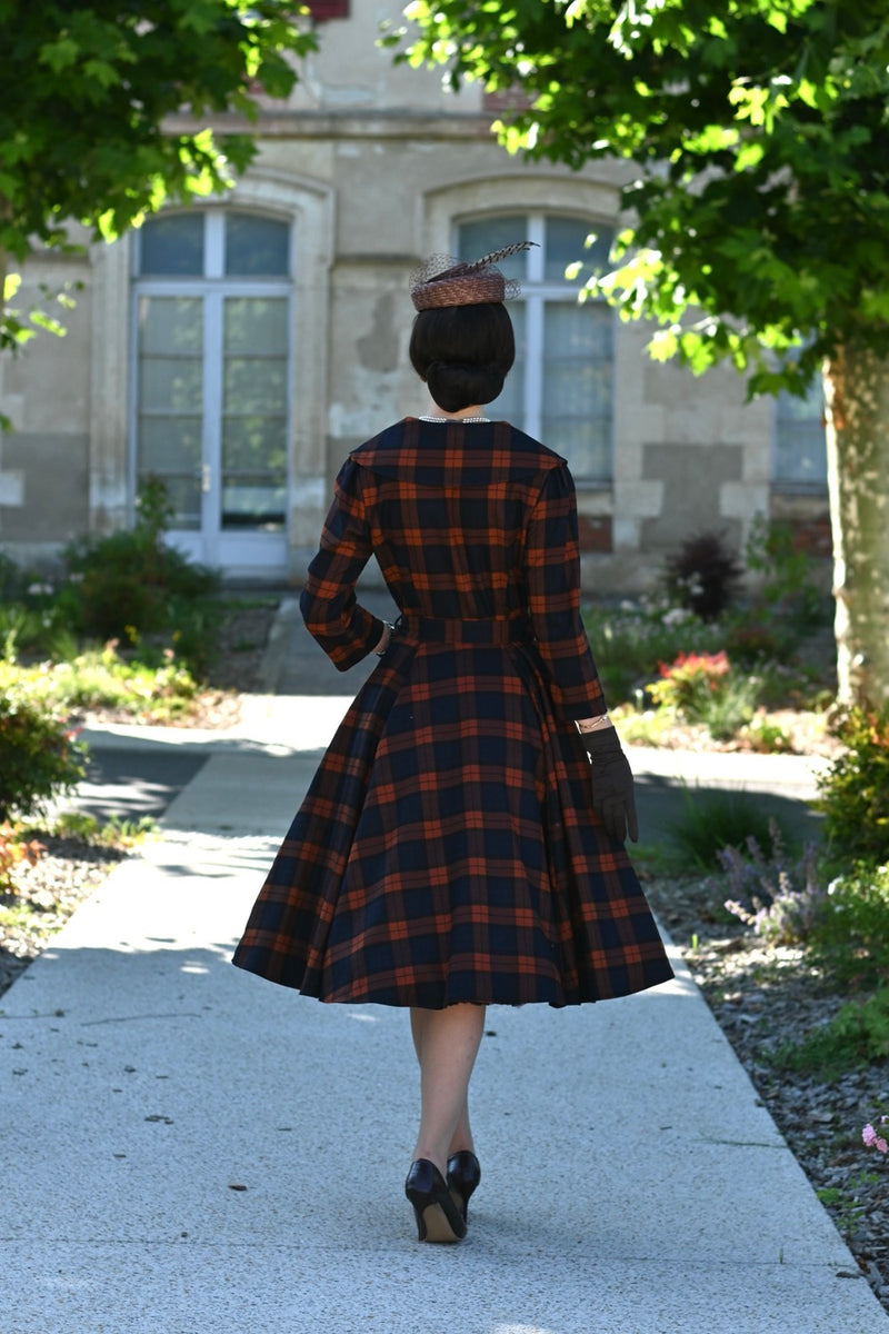 Giselle Tartan Dress by Hearts & Roses London