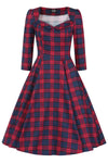 Margot Tartan Dress by Hearts & Roses London