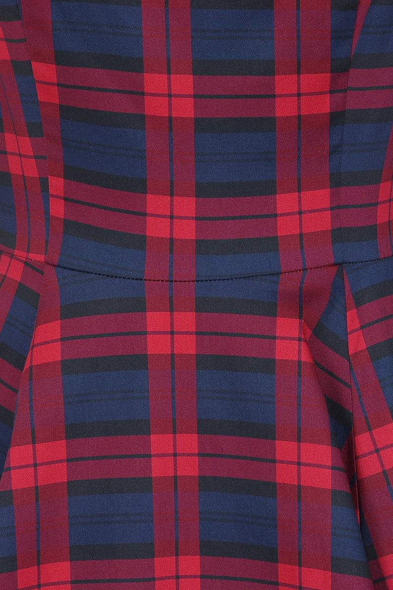 Margot Tartan Dress by Hearts & Roses London