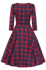 Margot Tartan Dress by Hearts & Roses London