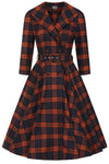 Giselle Tartan Dress by Hearts & Roses London