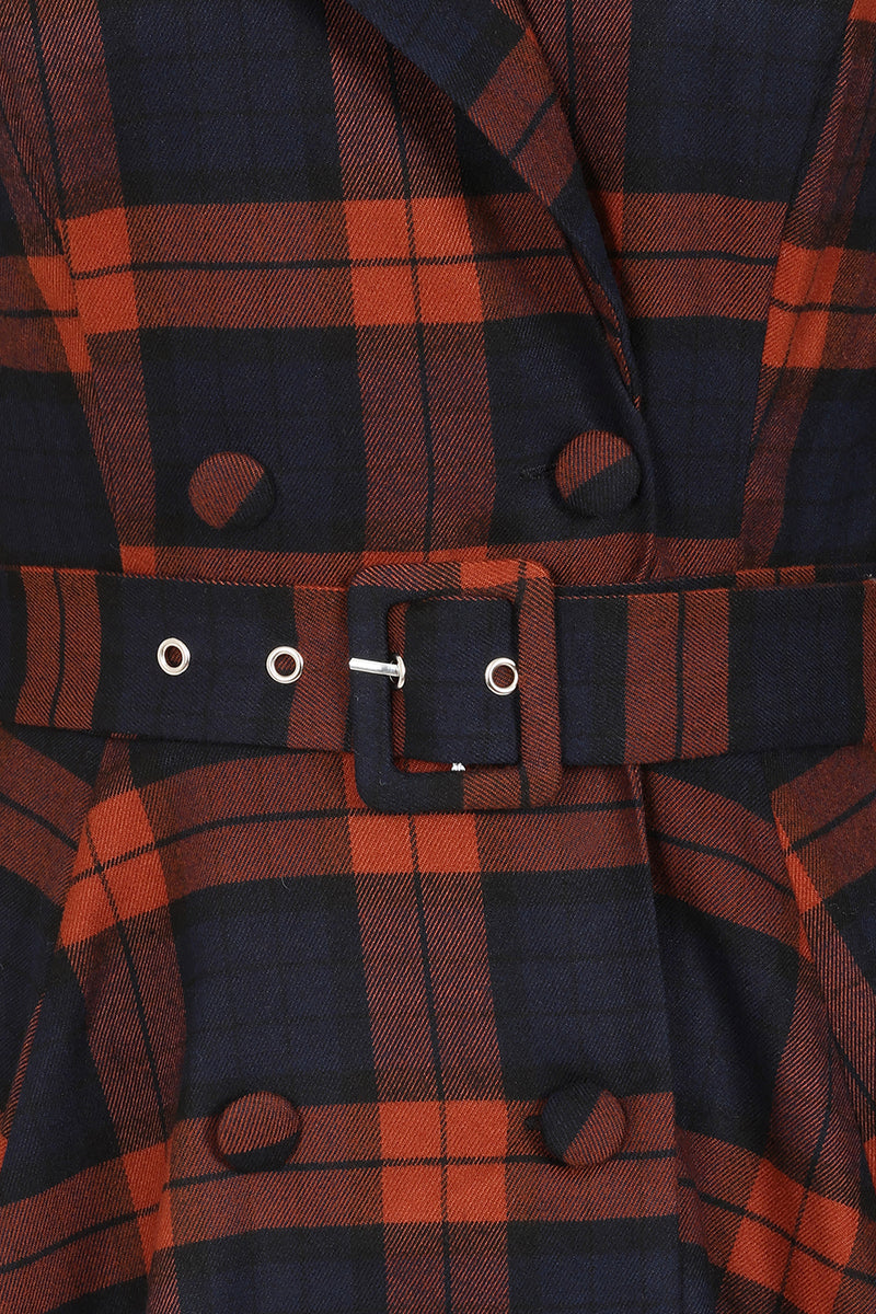 Giselle Tartan Dress by Hearts & Roses London