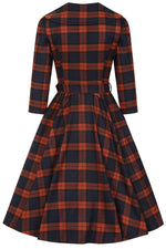 Giselle Tartan Dress by Hearts & Roses London