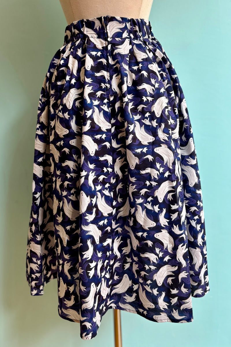 Flying Ghosts Doris Skirt by Retrolicious