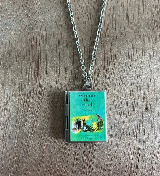 Winnie the Pooh Book Locket Necklace by Marshall and Rose