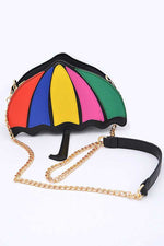 Rainbow Umbrella Cross-Body Bag