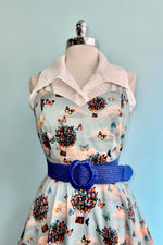 Butterfly Air Balloon Dress in Blue by Voodoo Vixen