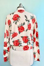 Rose Floral Vintage Cardigan