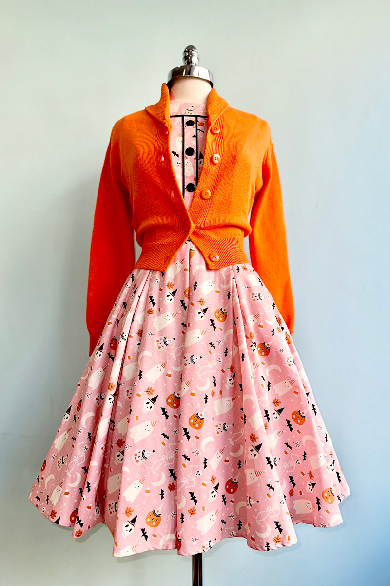 Pink Vintage Halloween Elizabeth Dress by Retrolicious