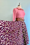 Purple Candy Circle Skirt by Banned