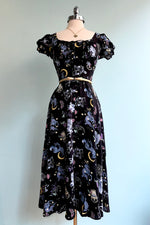 Moonlit Midi Dress by Hell Bunny