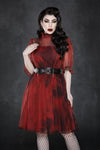 Red and Black Alchemy Dress by Katakomb
