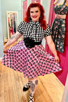 Pink Raccoon Full Skirt by Eva Rose