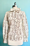 Off-White Bunny Toile Blouse by Banned