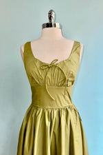 Sage Lolita Midi Dress by Timeless London