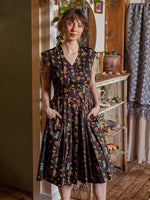 Botanical Dusk Lucille Dress by Mata Traders