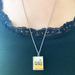 Fourth Wing Book Locket Necklace by Marshall and Rose