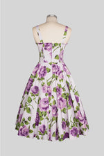 Sandi in Toscana Dress in Lavender by Retrospec'd