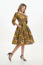 Enchanted Mushrooms Amaya Dress by Miss Lulo