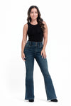 Petite 29" Shapewear Flare Leg Jeans by 1822 Denim