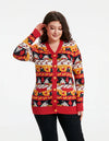 Meowy Christmas Fiona Cardigan by Miss Lulo