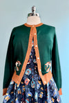 Mushroom Meadow Embroidered Leslie Cardigan by Miss Lulo