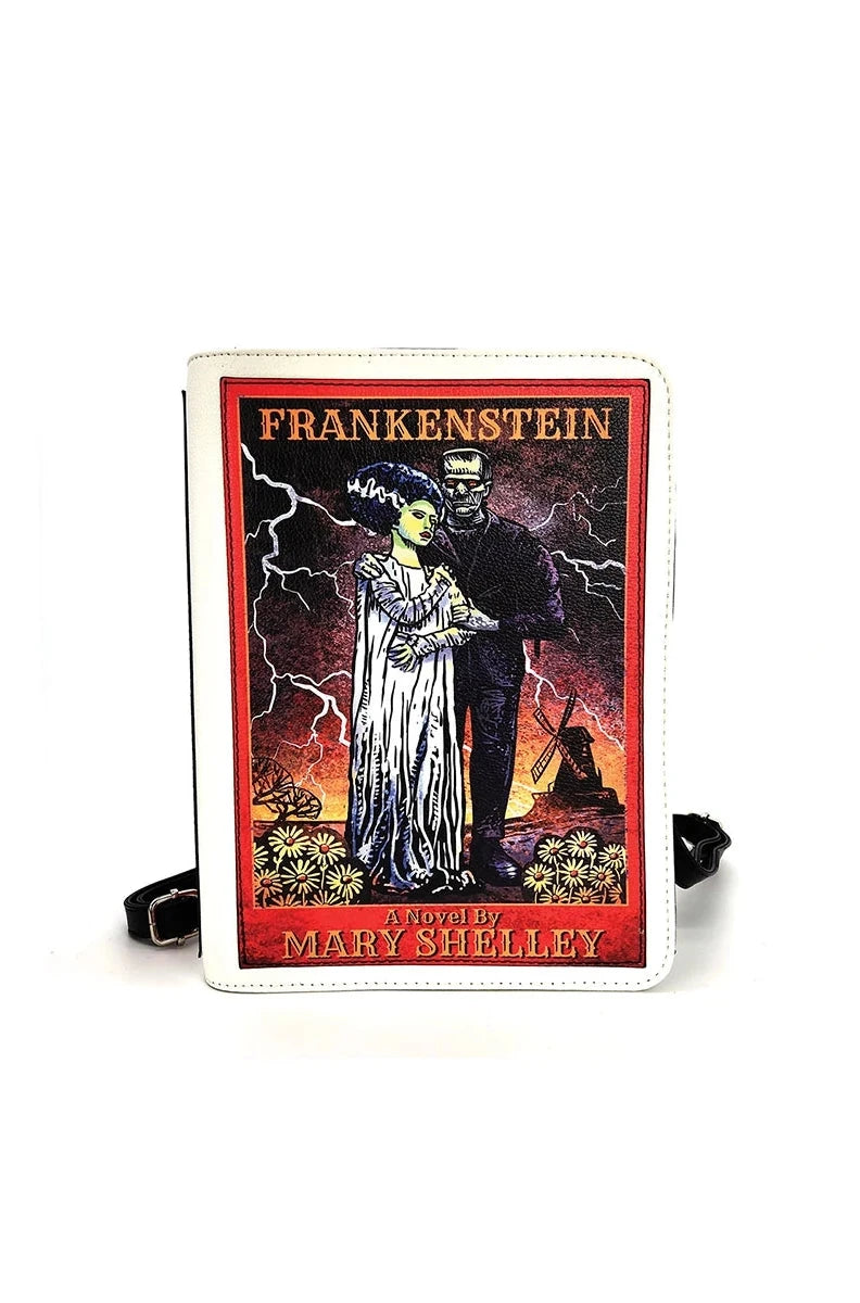 Bride and Frankenstein Mini Backpack