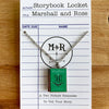 House Slytherin Book Locket Necklace by Marshall and Rose