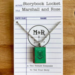 House Slytherin Book Locket Necklace by Marshall and Rose