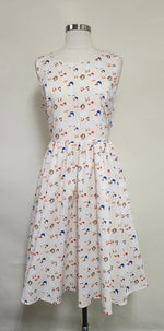 Duck Print Dress in Cream by Tulip B.