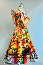 Village Sunrise Frill Front Dress by Love Your Look London