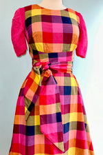 Roberta Dress in Jaipur Plaid by Emily and Fin