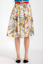 Vintage Kitchen Print Full Skirt by Tulip B.