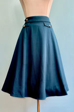 Teal Book Club Full Skirt by Banned