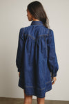 Western Denim Loose Mini Dress