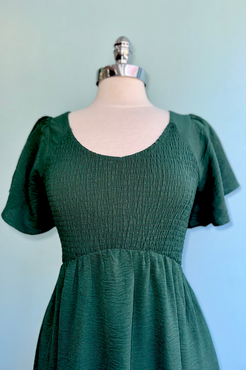 The Kendall Dress in Alpine Green X-Small The Kendall Dress in Alpine Green X-Small