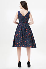 Navy Lady Bugs Lily Dress by Miss Lulo