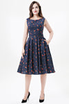 Navy Lady Bugs Lily Dress by Miss Lulo