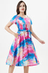 Abstract Print Bella Dress by Miss Lulo