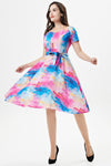 Abstract Print Bella Dress by Miss Lulo