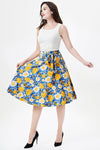 Daisies and Bees Clara Skirt by Miss Lulo