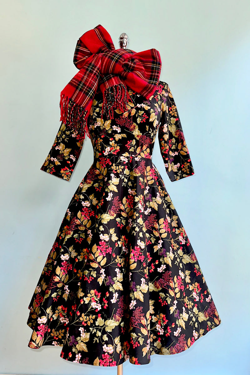 Hell Bunny Edwina 50's Swing Dress Black