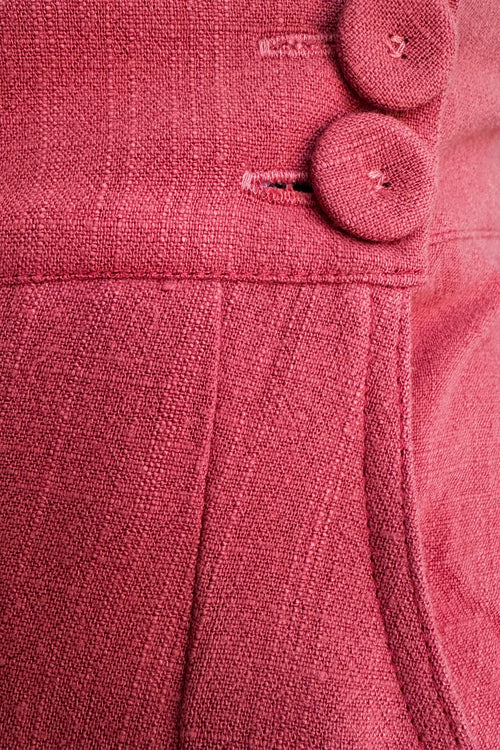 Idalia-Jovial Linen Palazzo Shorts by Miss Candyfloss