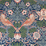 William Morris Strawberry Thief Blue Folding Tapestry Tote Bag