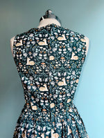 Sitting Deer Midi Dress by Retrolicious